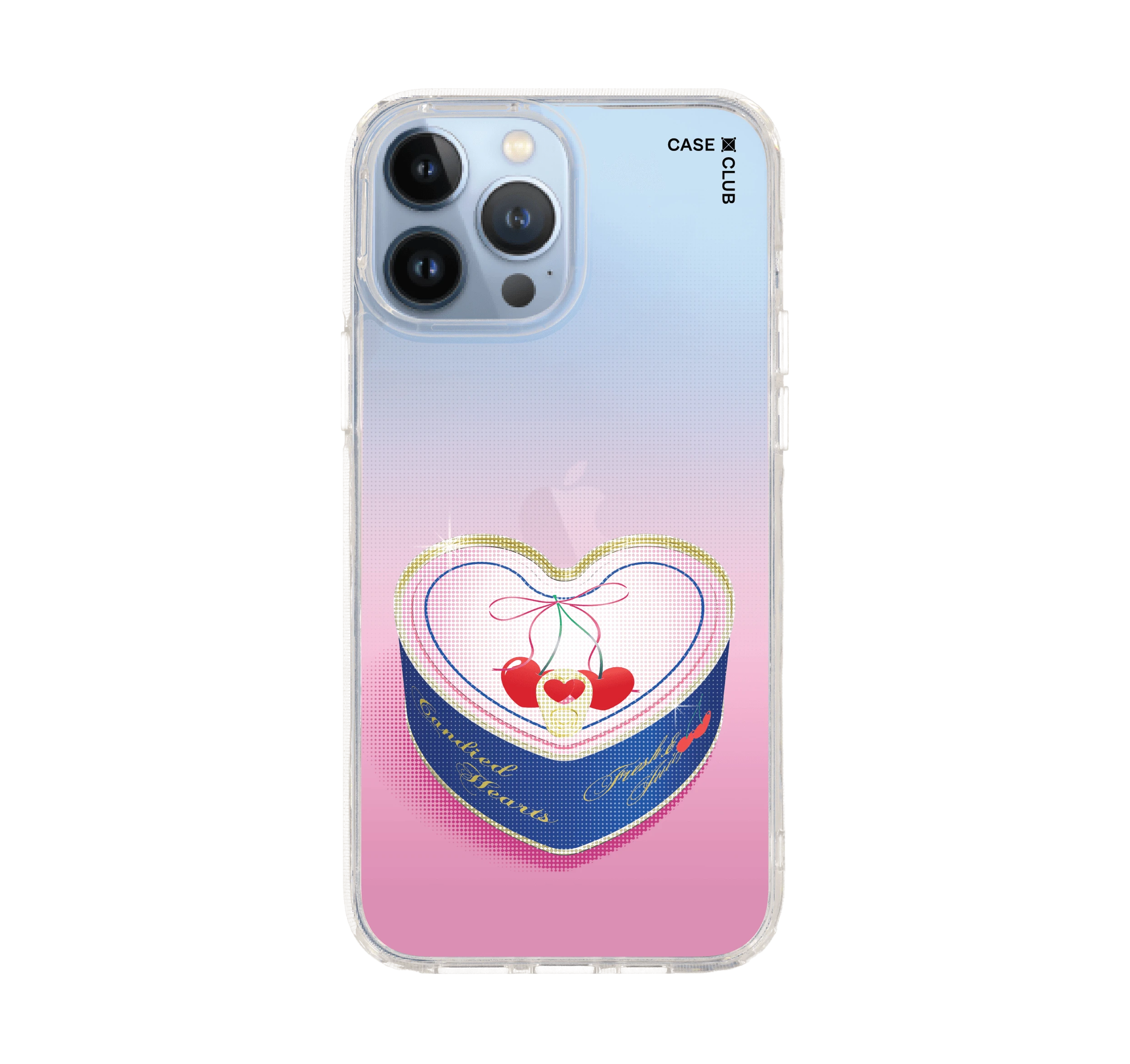 halftone candy heart